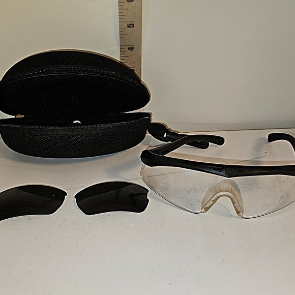US Army Wiley X Ballistic APEL Eye Protection with Storage Case - Picture 1 of 6